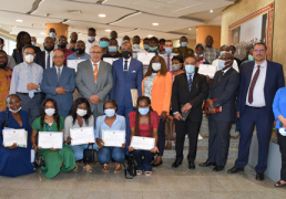 Cérémonie de remise de diplômes aux formateurs gabonais