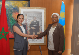 Madame la Directrice Générale reçoit l’Ambassadrice de la République du Rwanda au Maroc